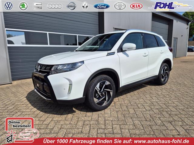 Suzuki Vitara - Comfort+ 129PS MHEV 4x4 ALLGRIP 1.4 Boosterjet Allrad Teilleder mit Alcantara Navi Klimaautomatik Sitzheizung ACC PDC v+h Rückf.Kamera Suzuki-Radio Apple CarPlay Android Auto Touchscreen 2xKeyless 17-LM