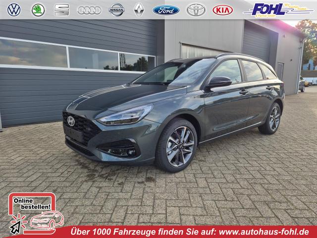 Hyundai i30 Kombi - 1.5 T-GDI 95PS Sitzheizung Lenkradheizung Klimaautomatik ACC Navi Apple CarPlay + Android Auto PDC v+h Rückf.Kamera 17-LM