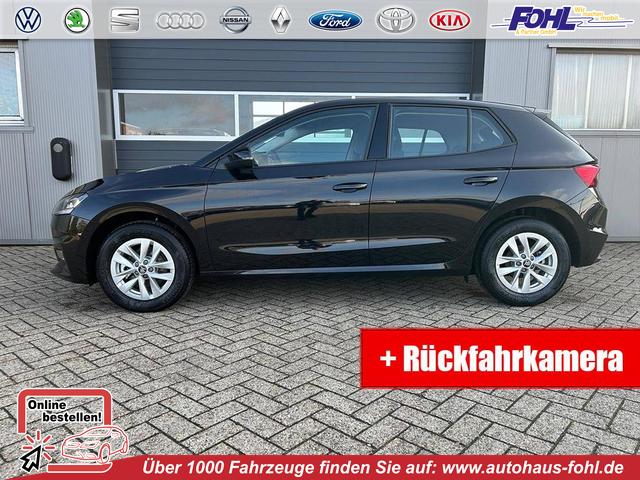 Skoda Fabia - 1.0 TSI 115PS DSG Selection 5-türig 15"LM Rückf.Kamera Parksensoren Sitzheizung Multifunktionslenkrad Klima Skoda-Radio Bluetooth Touchscreen Tempomat Nebelsch. Apple CarPlay + Android Auto
