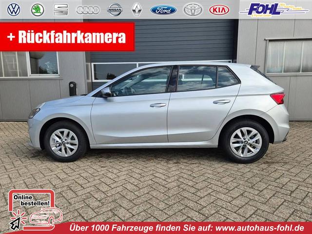 Skoda Fabia - 1.0 TSI 115PS DSG Selection 5-türig 15"LM Rückf.Kamera Parksensoren Sitzheizung Multifunktionslenkrad Klima Skoda-Radio Bluetooth Touchscreen Tempomat Nebelsch. Apple CarPlay + Android Auto