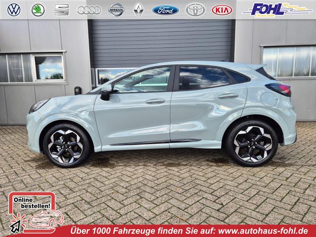 Ford Puma - ST-Line X 1.0 EcoBoost Hybrid 125PS Automatik NEUES MODELL 360°Kamera AbstandsTempomat el.Heckklappe Premium Leder (Sensico) B+O-Sound Klimaautomatik Sitzheizung Lenkradheizung Frontscheibe beheizb. Ford-Navi SYNC4 Bluetooth Apple CarPlay Android A