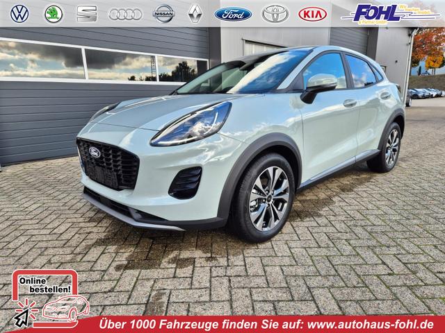 Ford Puma - Titanium 1.0 EcoBoost Hybrid 125PS Automatik Klimaautomatik Sitzheizung Lenkradheizung Frontscheibe beheizb. LED-Scheinwerfer Ford-Navi SYNC4 Bluetooth Apple CarPlay Android Auto PDC v+h 17-LM