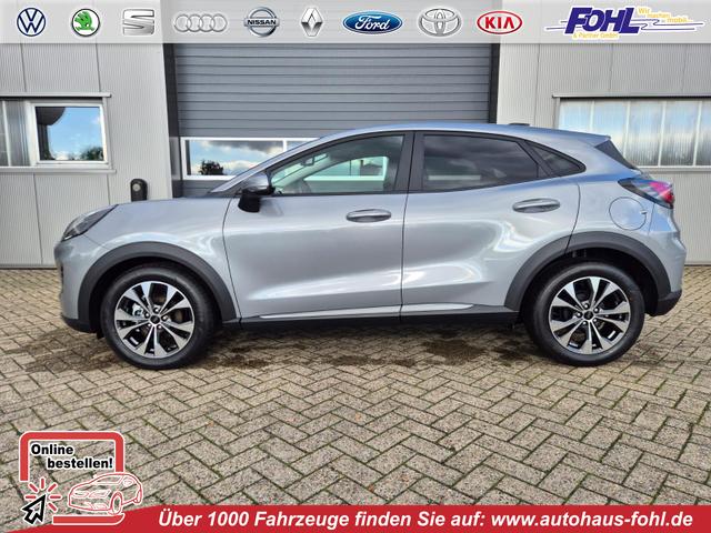 Ford Puma - Titanium 1.0 EcoBoost Hybrid 125PS Automatik Klimaautomatik Sitzheizung Lenkradheizung Frontscheibe beheizb. LED-Scheinwerfer Ford-Navi SYNC4 Bluetooth Apple CarPlay Android Auto PDC v+h 17-LM