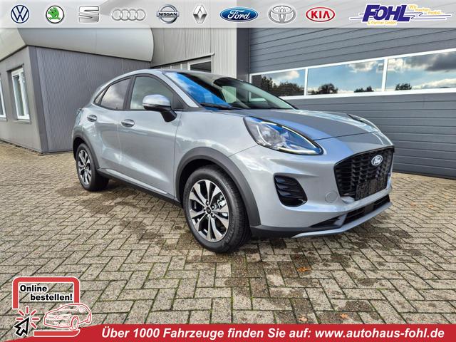 Ford Puma - Titanium 1.0 EcoBoost Hybrid 125PS Automatik Klimaautomatik Sitzheizung Lenkradheizung Frontscheibe beheizb. LED-Scheinwerfer Ford-Navi SYNC4 Bluetooth Apple CarPlay Android Auto PDC v+h 17-LM