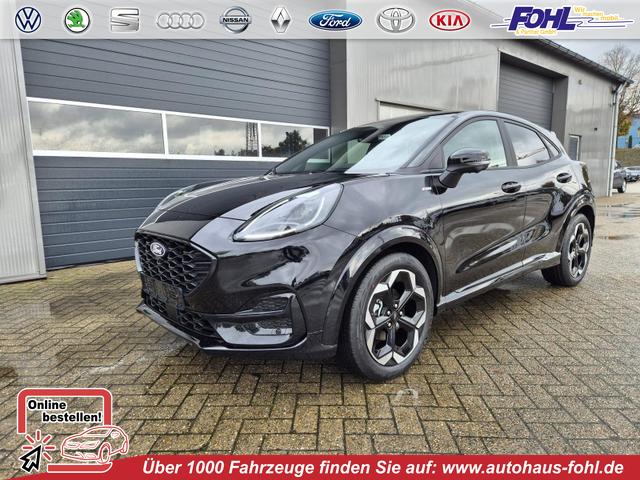 Ford Puma - ST-Line X 1.0 EcoBoost Hybrid 125PS Automatik NEUES MODELL 360°Kamera AbstandsTempomat el.Heckklappe Premium Leder (Sensico) B+O-Sound Klimaautomatik Sitzheizung Lenkradheizung Frontscheibe beheizb. Ford-Navi SYNC4 Bluetooth Apple CarPlay Android A