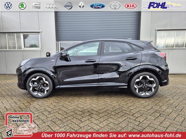Ford Puma - ST-Line X 1.0 EcoBoost Hybrid 125PS Automatik NEUES MODELL 360°Kamera AbstandsTempomat el.Heckklappe Premium Leder (Sensico) B+O-Sound Klimaautomatik Sitzheizung Lenkradheizung Frontscheibe beheizb. Ford-Navi SYNC4 Bluetooth Apple CarPlay Android A