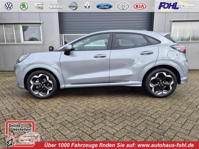 Ford Puma - ST-Line X 1.0 EcoBoost Hybrid 125PS Automatik NEUES MODELL 360°Kamera AbstandsTempomat el.Heckklappe Premium Leder (Sensico) B+O-Sound Klimaautomatik Sitzheizung Lenkradheizung Frontscheibe beheizb. Ford-Navi SYNC4 Bluetooth Apple CarPlay Android A