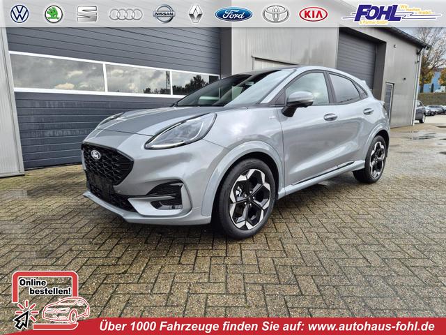 Ford Puma - ST-Line X 1.0 EcoBoost Hybrid 125PS Automatik NEUES MODELL 360°Kamera AbstandsTempomat el.Heckklappe Premium Leder (Sensico) B+O-Sound Klimaautomatik Sitzheizung Lenkradheizung Frontscheibe beheizb. Ford-Navi SYNC4 Bluetooth Apple CarPlay Android A