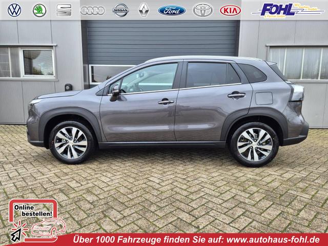 Suzuki S-Cross - Comfort+ 129PS MHEV 1.4 Boosterjet Teilleder Navi Klimaautomatik Sitzheizung ACC PDC v+h 4x Kamera Suzuki-Radio Apple CarPlay Android Auto Touchscreen 2xKeyless 17-LM