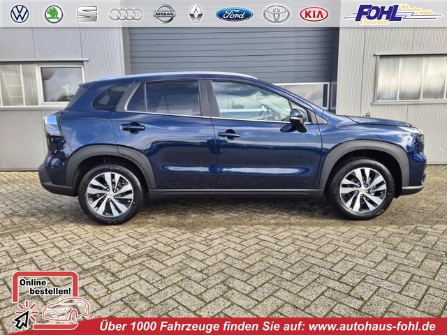 Suzuki S-Cross - Comfort+ 129PS Automatik MHEV 1.4 Boosterjet Teilleder Navi Klimaautomatik Sitzheizung ACC PDC v+h 4x Kamera Suzuki-Radio Apple CarPlay Android Auto Touchscreen 2xKeyless 17-LM