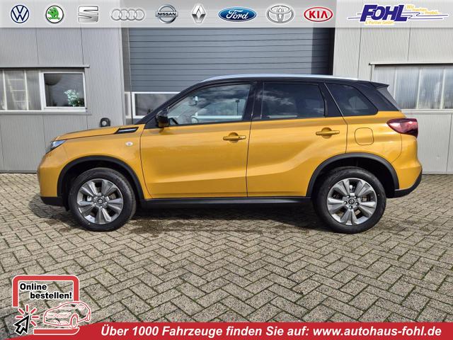 Suzuki Vitara - Comfort 129PS Automatik MHEV 4x4 ALLGRIP 1.4 Boosterjet Allrad Navi Klimaautomatik Sitzheizung ACC PDC Rückf.Kamera Suzuki-Radio Apple CarPlay Android Auto Touchscreen 2xKeyless 17-LM