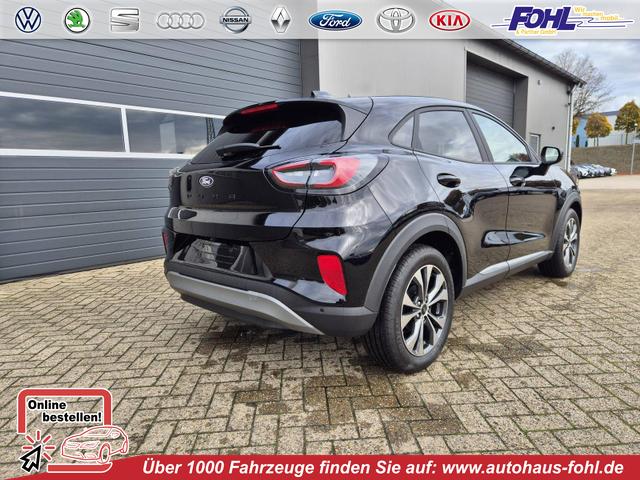 Ford Puma - Titanium 1.0 EcoBoost Hybrid 125PS Automatik Klimaautomatik Sitzheizung Lenkradheizung Frontscheibe beheizb. LED-Scheinwerfer Ford-Navi SYNC4 Bluetooth Apple CarPlay Android Auto PDC 17-LM