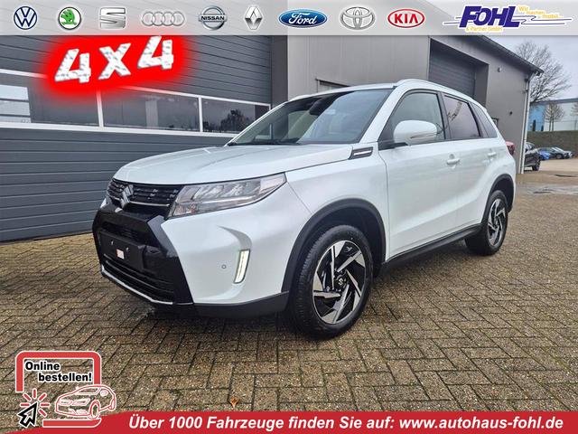Suzuki Vitara - Comfort+ 110PS Automatik MHEV 4x4 ALLGRIP 1.4 Boosterjet Allrad Teilleder Navi Klimaautomatik Sitzheizung ACC PDC v+h R&uuml;ckf.Kamera Suzuki-Radio Apple CarPlay Android Auto Touchscreen 2xKeyless 17-LM