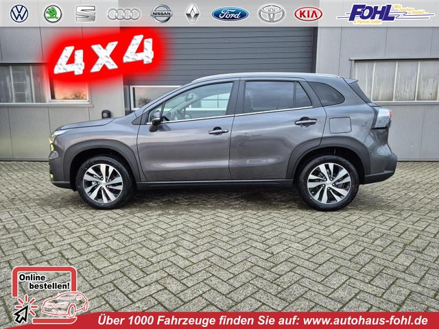 Suzuki S-Cross - Comfort+ 110PS Automatik MHEV 4x4 ALLGRIP 1.4 Boosterjet Allrad Teilleder Navi Klimaautomatik Sitzheizung ACC PDC v+h 4x Kamera Suzuki-Radio Apple CarPlay Android Auto Touchscreen 2xKeyless 17-LM