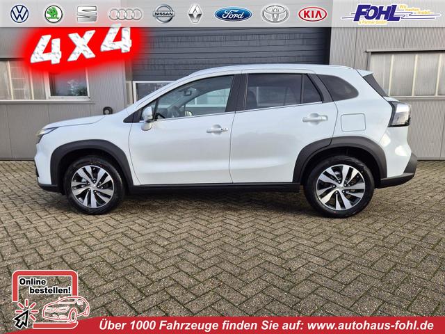 Suzuki S-Cross - Comfort+ 110PS Automatik MHEV 4x4 ALLGRIP 1.4 Boosterjet Allrad Teilleder Navi Klimaautomatik Sitzheizung ACC PDC v+h 4x Kamera Suzuki-Radio Apple CarPlay Android Auto Touchscreen 2xKeyless 17-LM