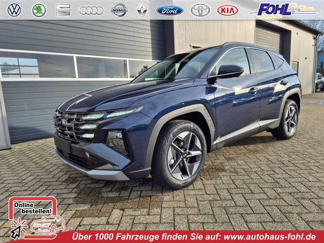 Hyundai TUCSON - Trend 1.6 T-GDI 150PS Automatik TZ 2026 Teil-Leder Sitzheizung v+h Lenkradheizung Klimaautomatik Navi Touchscreen DAB+ Apple CarPlay + Android Auto PDC R&uuml;ckf.-Kamera Matrix-LED-Scheinw.