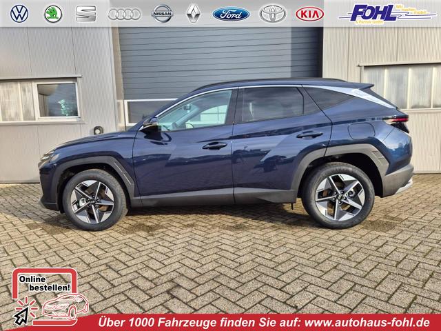 Hyundai TUCSON - Trend 1.6 T-GDI 150PS Automatik TZ 2026 Teil-Leder Sitzheizung v+h Lenkradheizung Klimaautomatik Navi Touchscreen DAB+ Apple CarPlay + Android Auto PDC R&uuml;ckf.-Kamera Matrix-LED-Scheinw.