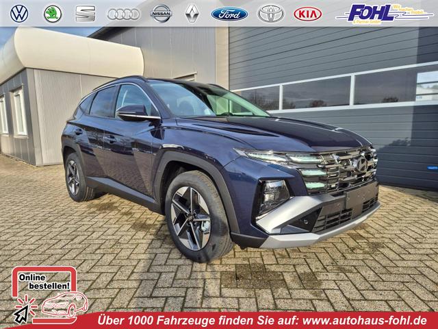 Hyundai TUCSON - Trend 1.6 T-GDI 150PS Automatik TZ 2026 Teil-Leder Sitzheizung v+h Lenkradheizung Klimaautomatik Navi Touchscreen DAB+ Apple CarPlay + Android Auto PDC R&uuml;ckf.-Kamera Matrix-LED-Scheinw.