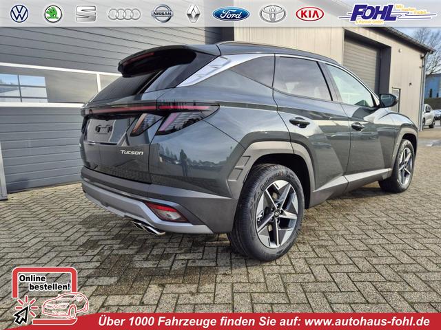 Hyundai TUCSON - Trend 1.6 T-GDI 150PS Automatik TZ 2026 Teil-Leder Sitzheizung v+h Lenkradheizung Klimaautomatik Navi Touchscreen DAB+ Apple CarPlay + Android Auto PDC R&uuml;ckf.-Kamera Matrix-LED-Scheinw.