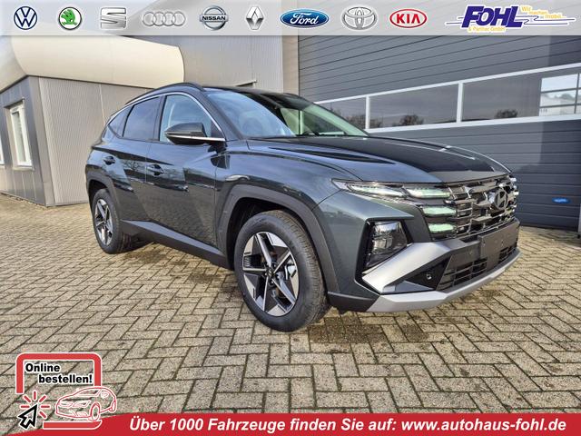 Hyundai TUCSON - Trend 1.6 T-GDI 150PS Automatik TZ 2026 Teil-Leder Sitzheizung v+h Lenkradheizung Klimaautomatik Navi Touchscreen DAB+ Apple CarPlay + Android Auto PDC R&uuml;ckf.-Kamera Matrix-LED-Scheinw.
