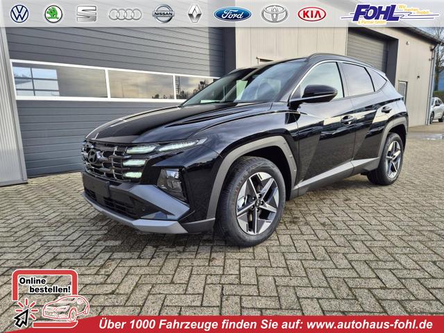 Hyundai TUCSON - Trend 1.6 T-GDI 150PS Automatik TZ 2026 Teil-Leder Sitzheizung v+h Lenkradheizung Klimaautomatik Navi Touchscreen DAB+ Apple CarPlay + Android Auto PDC R&uuml;ckf.-Kamera Matrix-LED-Scheinw.