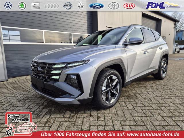 Hyundai TUCSON - Trend 1.6 T-GDI 150PS Automatik TZ 2026 Teil-Leder Sitzheizung v+h Lenkradheizung Klimaautomatik Navi Touchscreen DAB+ Apple CarPlay + Android Auto PDC R&uuml;ckf.-Kamera Matrix-LED-Scheinw.