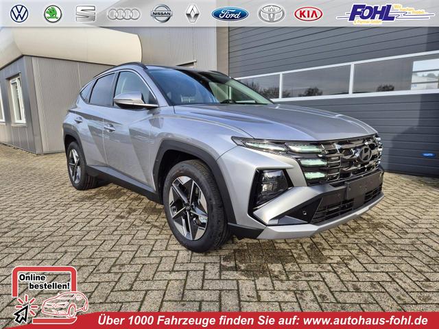 Hyundai TUCSON - Trend 1.6 T-GDI 150PS Automatik TZ 2026 Teil-Leder Sitzheizung v+h Lenkradheizung Klimaautomatik Navi Touchscreen DAB+ Apple CarPlay + Android Auto PDC R&uuml;ckf.-Kamera Matrix-LED-Scheinw.
