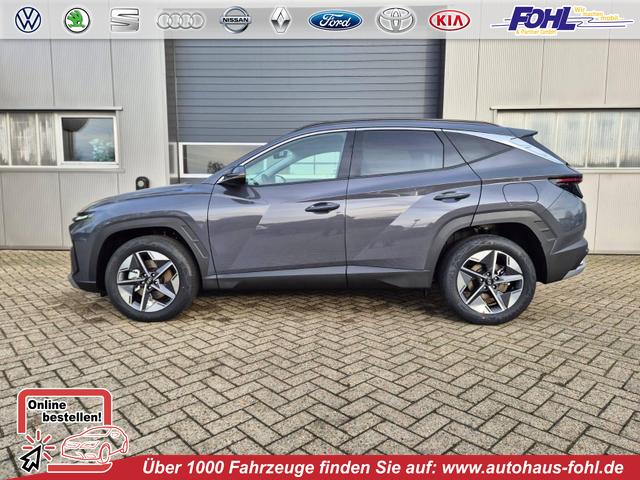 Hyundai TUCSON - Trend 1.6 T-GDI 150PS Automatik TZ 2026 Teil-Leder Sitzheizung v+h Lenkradheizung Klimaautomatik Navi Touchscreen DAB+ Apple CarPlay + Android Auto PDC R&uuml;ckf.-Kamera Matrix-LED-Scheinw.
