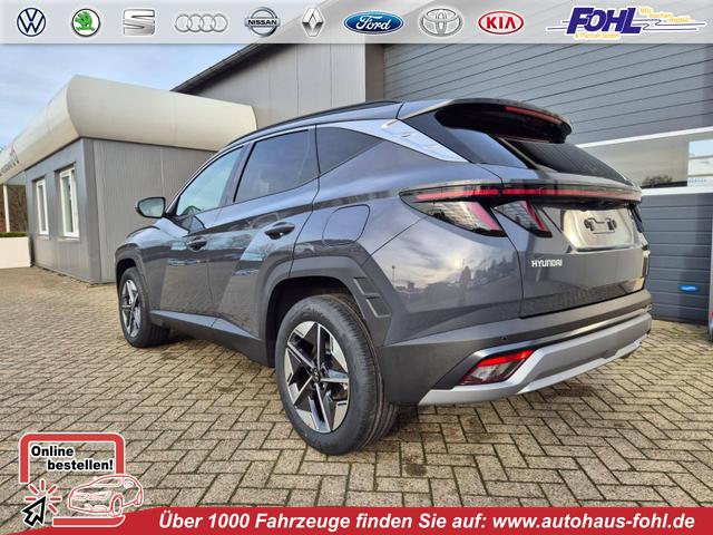 Hyundai TUCSON - Trend 1.6 T-GDI 150PS Automatik TZ 2026 Teil-Leder Sitzheizung v+h Lenkradheizung Klimaautomatik Navi Touchscreen DAB+ Apple CarPlay + Android Auto PDC R&uuml;ckf.-Kamera Matrix-LED-Scheinw.