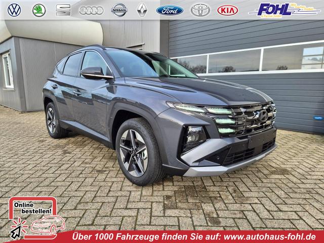 Hyundai TUCSON - Trend 1.6 T-GDI 150PS Automatik TZ 2026 Teil-Leder Sitzheizung v+h Lenkradheizung Klimaautomatik Navi Touchscreen DAB+ Apple CarPlay + Android Auto PDC R&uuml;ckf.-Kamera Matrix-LED-Scheinw.