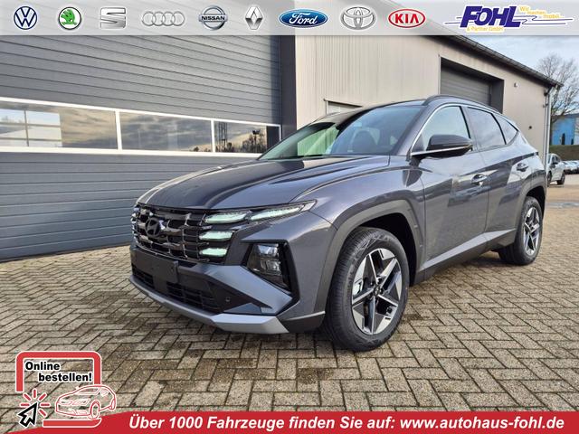 Hyundai TUCSON - Trend 1.6 T-GDI 150PS Automatik TZ 2026 Teil-Leder Sitzheizung v+h Lenkradheizung Klimaautomatik Navi Touchscreen DAB+ Apple CarPlay + Android Auto PDC R&uuml;ckf.-Kamera Matrix-LED-Scheinw.
