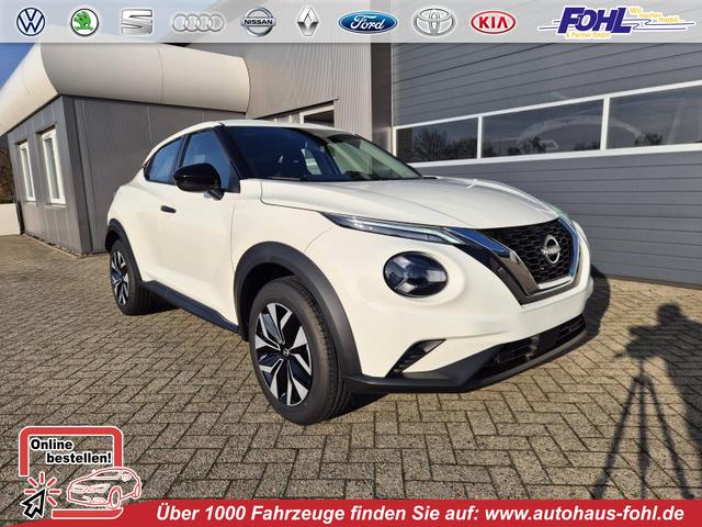 Nissan Juke - 1.0 DIG-T 114PS Acenta Klimaautomatik Sitzheizung R&uuml;ckf.Kamera Bluetooth Touchscreen wireless Apple CarPlay Android Auto