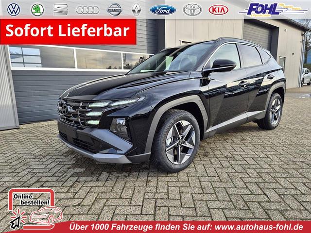 Hyundai TUCSON - Trend 1.6 T-GDI 150PS Automatik TZ 2026 Teil-Leder Sitzheizung v+h Lenkradheizung Klimaautomatik Navi Touchscreen DAB+ Apple CarPlay + Android Auto PDC R&uuml;ckf.-Kamera Matrix-LED-Scheinw.