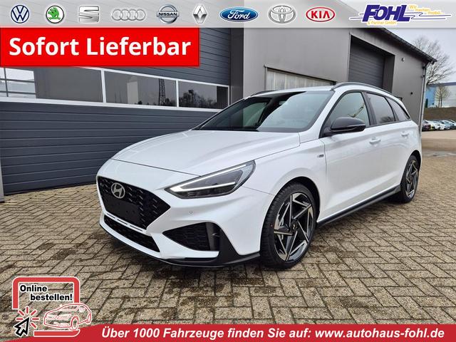 Hyundai i30 Kombi - 1.6 T-GDI 150PS Automatik N-Line MY2026 Sitzheizung Lenkradheizung Klimaautomatik Navi 10,3"-Touchscreen Bluelink Apple CarPlay + Android Auto PDC v+h R&uuml;ckf.Kamera 18-LM