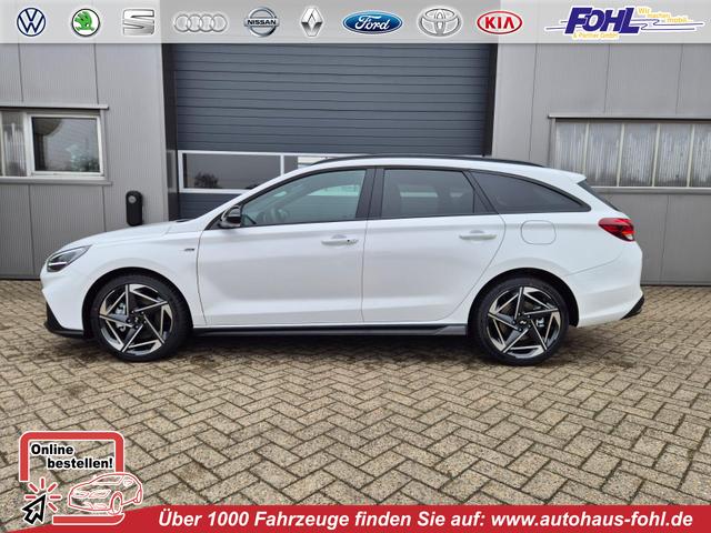 Hyundai i30 Kombi - 1.6 T-GDI 150PS Automatik N-Line MY2026 Sitzheizung Lenkradheizung Klimaautomatik Navi 10,3"-Touchscreen Bluelink Apple CarPlay + Android Auto PDC v+h R&uuml;ckf.Kamera 18-LM