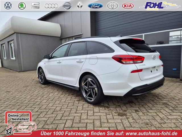 Hyundai i30 Kombi - 1.6 T-GDI 150PS Automatik N-Line MY2026 Sitzheizung Lenkradheizung Klimaautomatik Navi 10,3"-Touchscreen Bluelink Apple CarPlay + Android Auto PDC v+h R&uuml;ckf.Kamera 18-LM