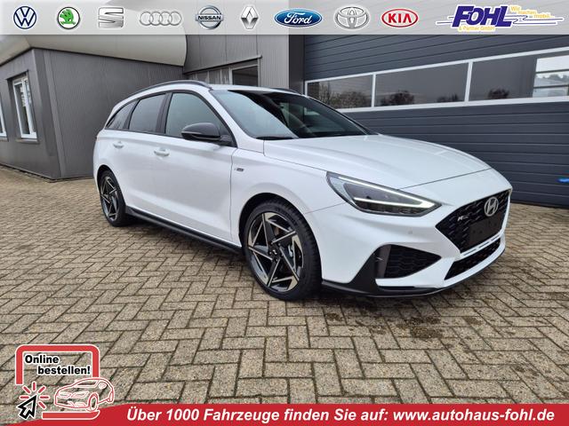 Hyundai i30 Kombi - 1.6 T-GDI 150PS Automatik N-Line MY2026 Sitzheizung Lenkradheizung Klimaautomatik Navi 10,3"-Touchscreen Bluelink Apple CarPlay + Android Auto PDC v+h R&uuml;ckf.Kamera 18-LM