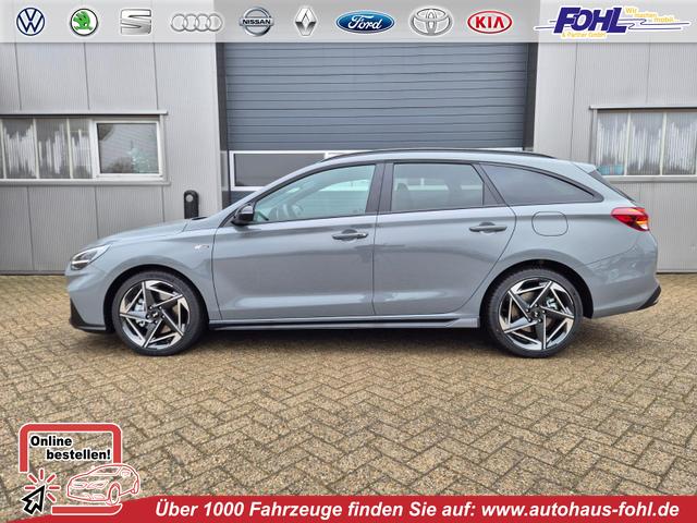 Hyundai i30 Kombi - 1.6 T-GDI 150PS Automatik N-Line MY2026 Sitzheizung Lenkradheizung Klimaautomatik Navi 10,3"-Touchscreen Bluelink Apple CarPlay + Android Auto PDC v+h R&uuml;ckf.Kamera 18-LM