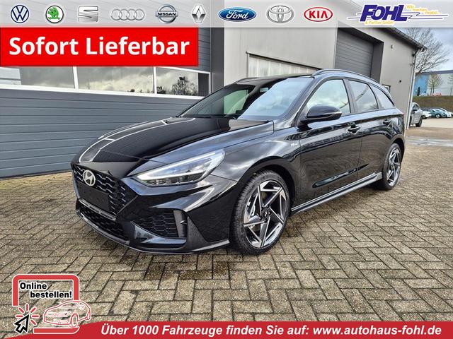 Hyundai i30 Kombi - 1.6 T-GDI 150PS Automatik N-Line MY2026 Sitzheizung Lenkradheizung Klimaautomatik Navi 10,3"-Touchscreen Bluelink Apple CarPlay + Android Auto PDC v+h R&uuml;ckf.Kamera 18-LM