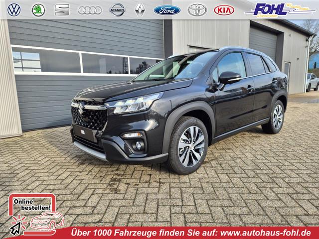 Suzuki S-Cross - Comfort+ 110PS MHEV 4x4 ALLGRIP 1.4 Boosterjet Teilleder Navi Klimaautomatik Sitzheizung ACC PDC v+h 4x Kamera Suzuki-Radio Apple CarPlay Android Auto Touchscreen 2xKeyless 17-LM