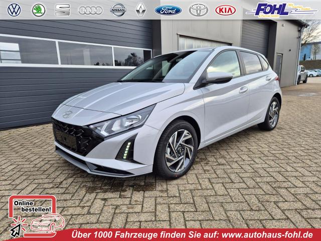 Hyundai i20 - 1.0 T-GDI 90PS Trend Automatik 5-t&uuml;rig Klimaautomatik Sitzheizung Lenkradheizung R&uuml;ckf.Kamera PDC Apple CarPlay Android Auto Tempomat Touchscreen 16"LM