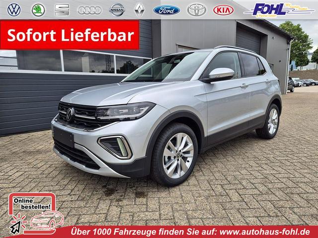 Volkswagen T-Cross - 1.0 TSI 116PS DSG Life LED-Matrix-Scheinwerfer Klimaautomatik Sitzheizung PDC R&uuml;ckf.Kamera 17-LM abged.Scheiben 2xKeyless DAB+ Bluetooth Touchscreen Apple CarPlay Android Auto