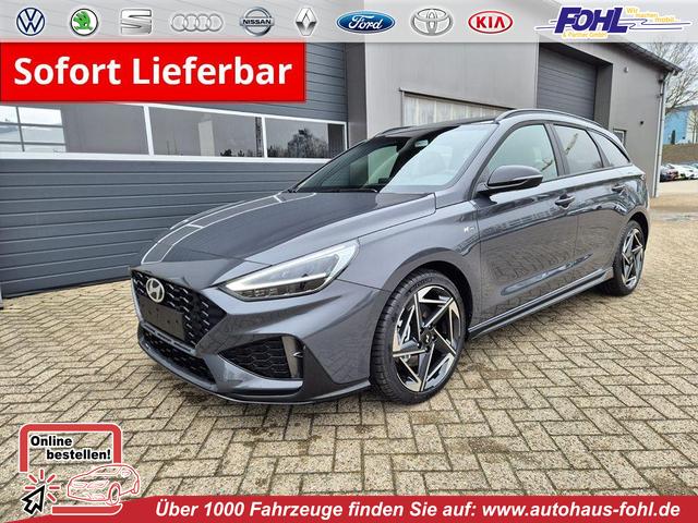 Hyundai i30 Kombi - 1.6 T-GDI 150PS Automatik N-Line MY2026 Sitzheizung Lenkradheizung Klimaautomatik Navi 10,3"-Touchscreen Bluelink Apple CarPlay + Android Auto PDC v+h R&uuml;ckf.Kamera 18-LM