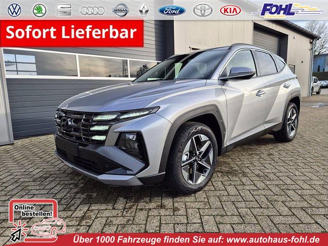 Hyundai TUCSON - Trend 1.6 T-GDI 150PS Automatik TZ 2026 Teil-Leder Sitzheizung v+h Lenkradheizung Klimaautomatik Navi Touchscreen DAB+ Apple CarPlay + Android Auto PDC R&uuml;ckf.-Kamera Matrix-LED-Scheinw.