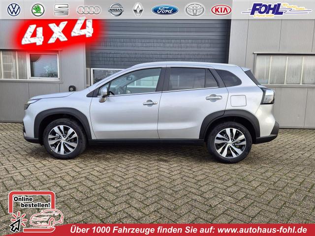 Suzuki S-Cross - Comfort+ 110PS Automatik MHEV 4x4 ALLGRIP 1.4 Boosterjet Teilleder Navi Klimaautomatik Sitzheizung ACC PDC v+h 4x Kamera Suzuki-Radio Apple CarPlay Android Auto Touchscreen 2xKeyless 17-LM