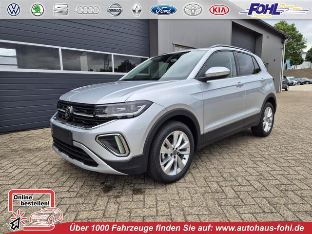 Volkswagen T-Cross - 1.0 TSI 116PS DSG Life LED-Matrix-Scheinwerfer Klimaautomatik Sitzheizung PDC R&uuml;ckf.Kamera 17-LM abged.Scheiben 2xKeyless DAB+ Bluetooth Touchscreen Apple CarPlay Android Auto