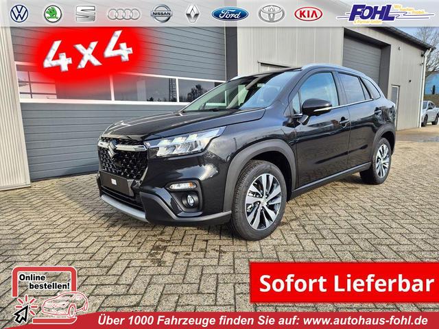 Suzuki S-Cross - Comfort+ 110PS MHEV 4x4 ALLGRIP 1.4 Boosterjet Teilleder Navi Klimaautomatik Sitzheizung ACC PDC v+h 4x Kamera Suzuki-Radio Apple CarPlay Android Auto Touchscreen 2xKeyless 17-LM