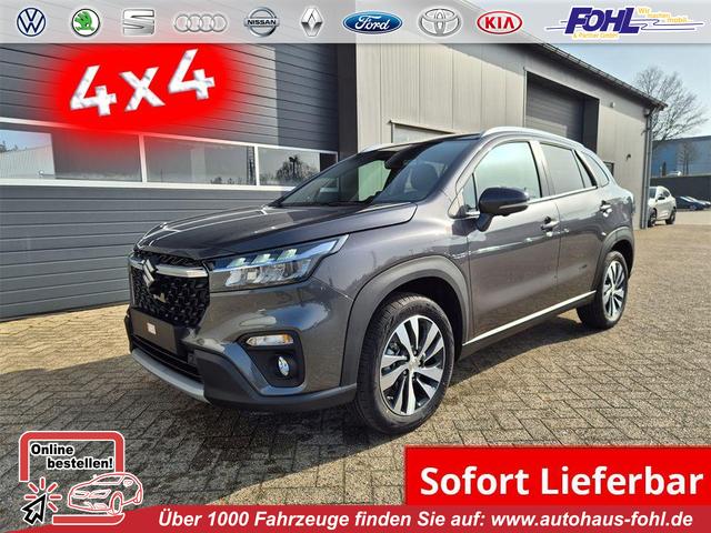 Suzuki S-Cross - Comfort+ 110PS MHEV 4x4 ALLGRIP 1.4 Boosterjet Teilleder Navi Klimaautomatik Sitzheizung ACC PDC v+h 4x Kamera Suzuki-Radio Apple CarPlay Android Auto Touchscreen 2xKeyless 17-LM