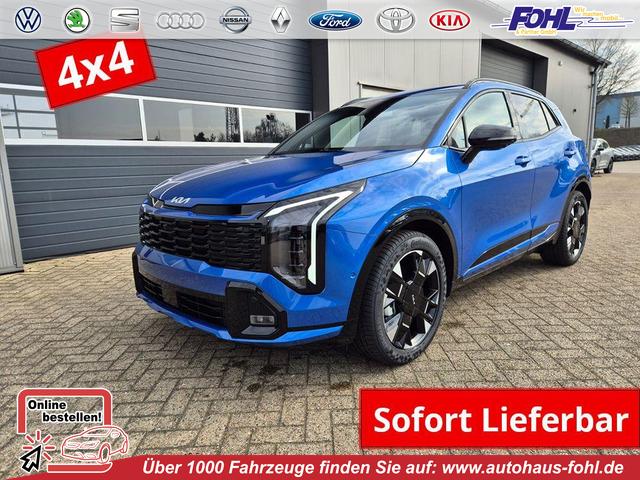 Kia Sportage - 1.6 T-GDi 180PS 4x4 AWD Automatik GT-Line NEUES MODELL MY26 FACELIFT Teil-Leder 19"LM Sitzheizung v+h Lenkradheizung Klimaautomatik ACC Navi Bluetooth Touchscreen Apple CarPlay Android Auto PDC R&uuml;ckf.Kamera 2x Keyless