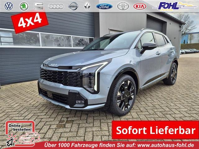 Kia Sportage - 1.6 T-GDi 180PS 4x4 AWD Automatik GT-Line NEUES MODELL MY26 FACELIFT Teil-Leder 19"LM Sitzheizung v+h Lenkradheizung Klimaautomatik ACC Navi Bluetooth Touchscreen Apple CarPlay Android Auto PDC R&uuml;ckf.Kamera 2x Keyless